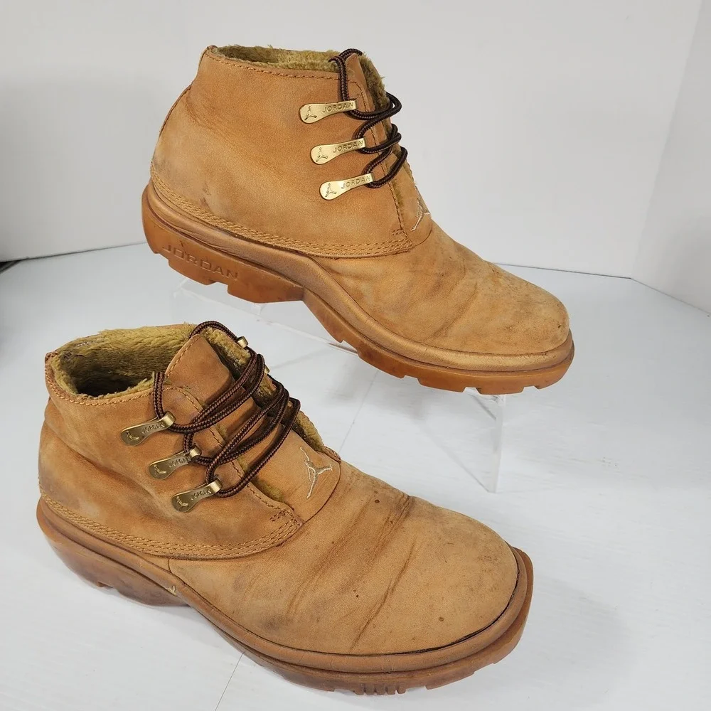 Men's‎ Nike Air Jordan Boots  8.5 Pound Camel 306907-771 306907 771 Winter Retro